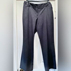 Worthington Perfect Trouser Women Grey Below Waist Pants Size 14
